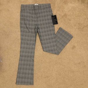 Plaid Cropped Pants